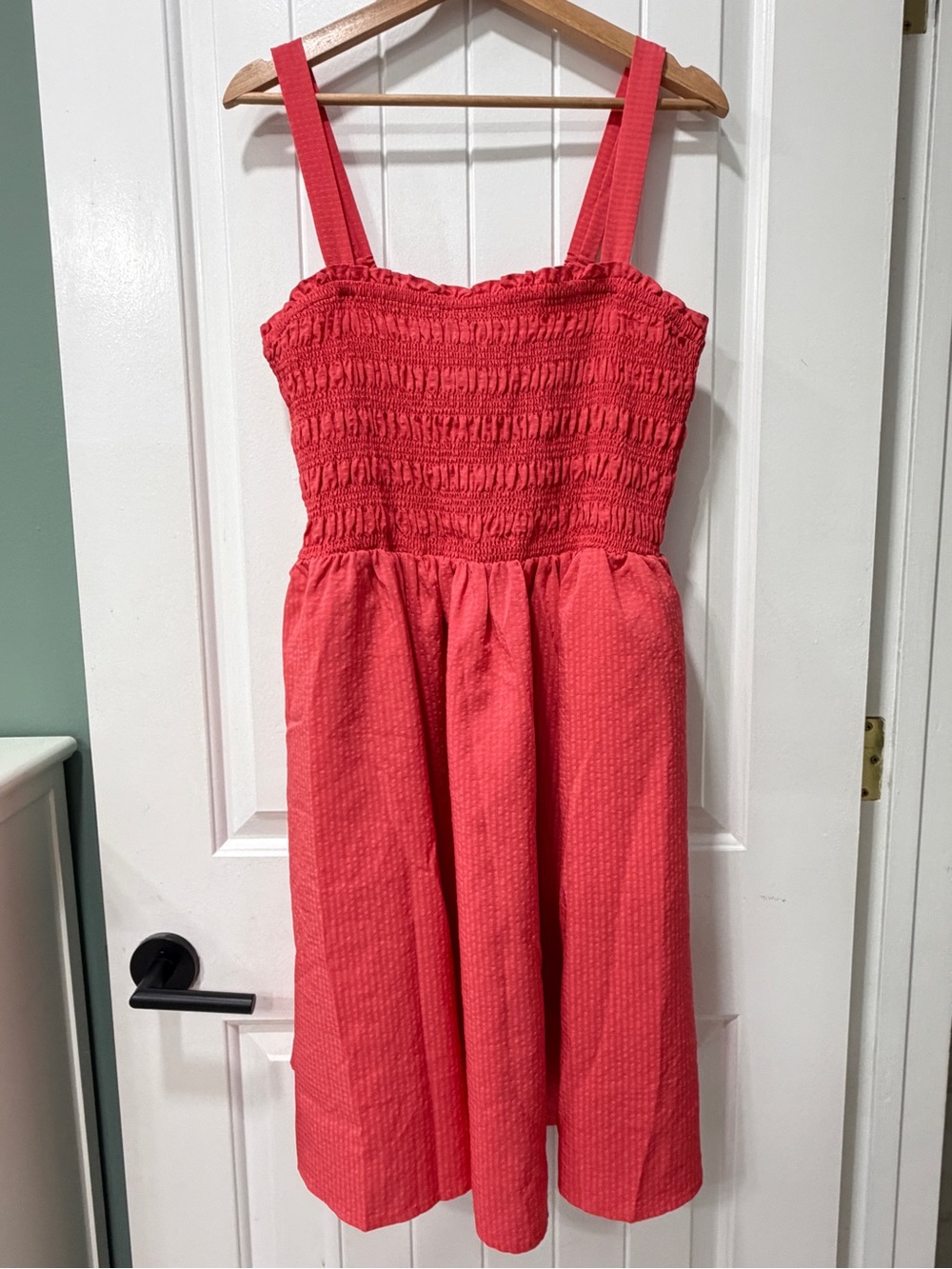torrid Coral Pink Smocked Midi Sundress